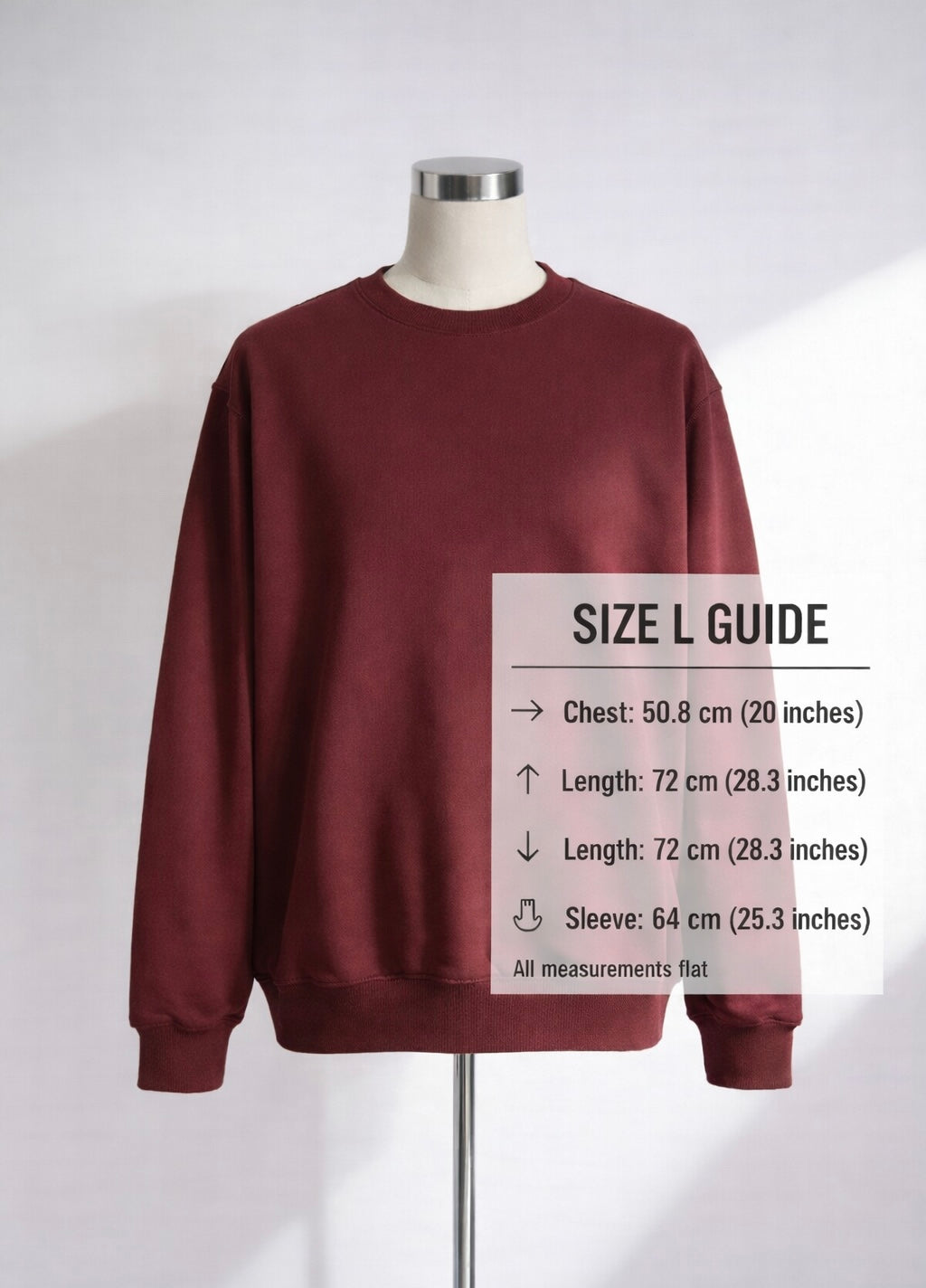 Fragrance Infused Sweatshirt (Crimson)