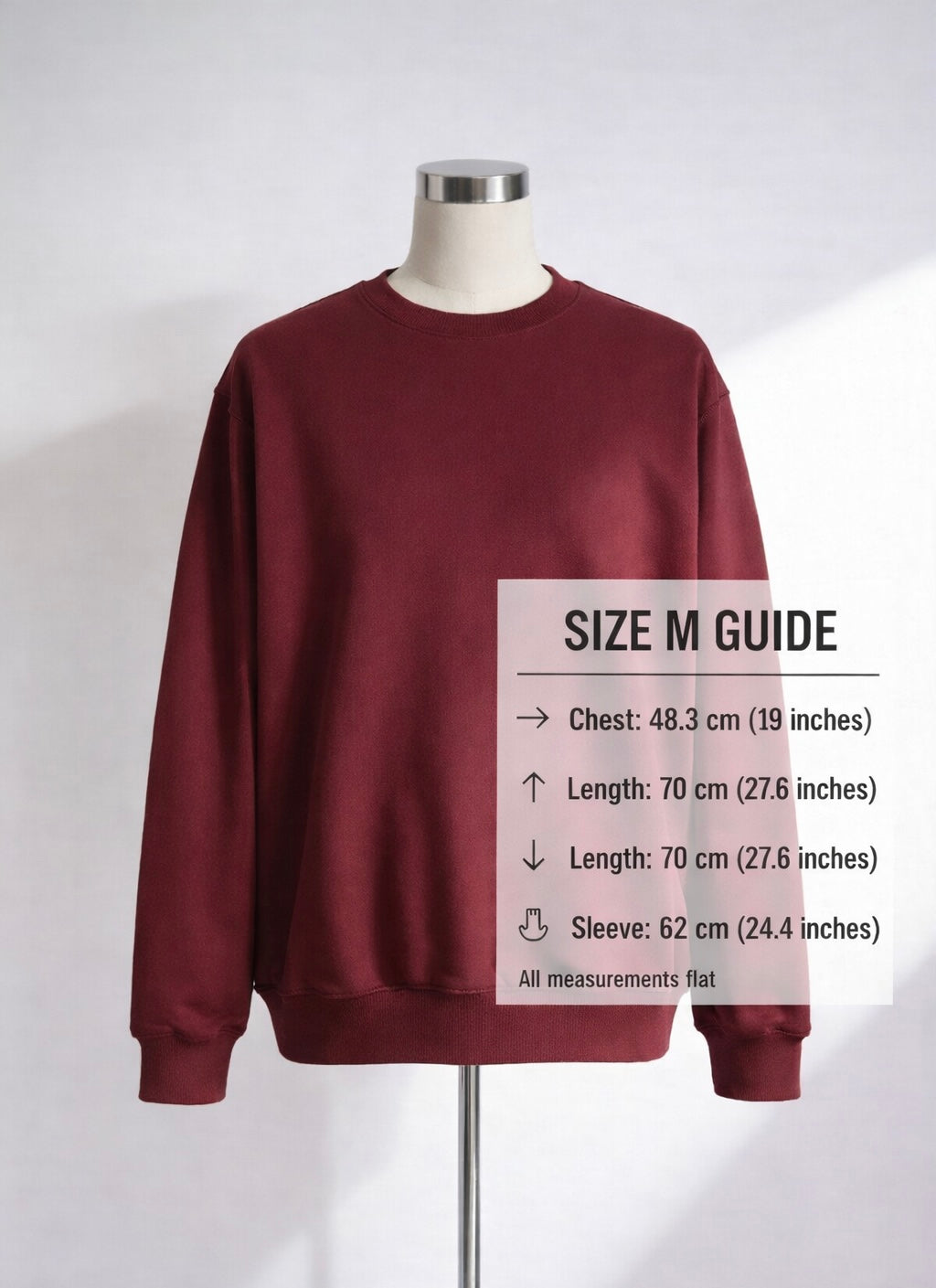 Fragrance Infused Sweatshirt (Crimson)