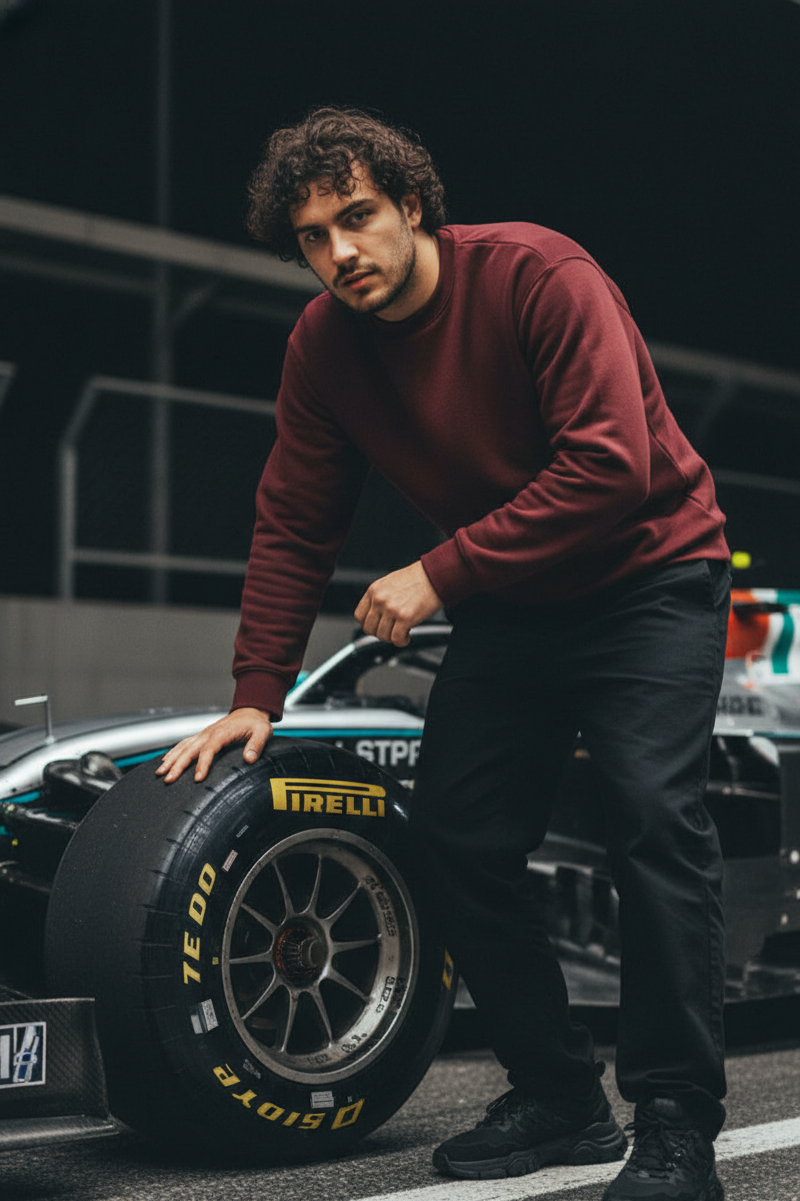 Fragrance Infused Sweatshirt (Crimson)