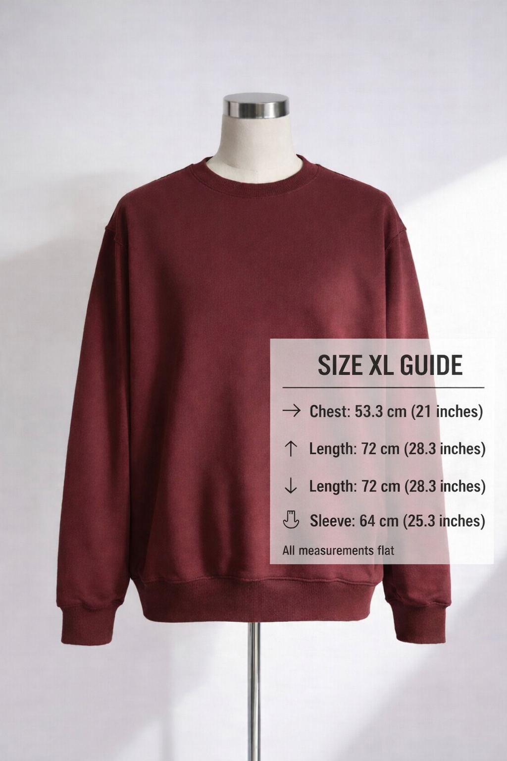 Fragrance Infused Sweatshirt (Crimson)